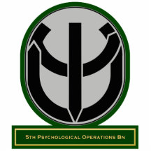 5th Psychological Operations Battalion flash Photo Sculptures