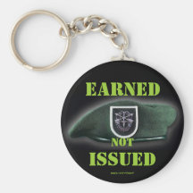 5th special forces flash green berets Keychain