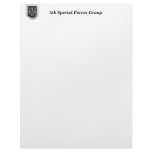 5th special forces flash vet iraq green berets let letterhead design