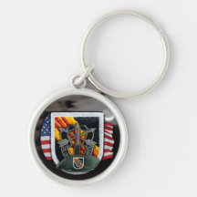 5th special forces vietnam flash vets Keychain