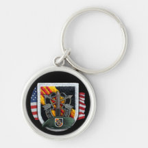 5th special forces vietnam flash vets Keychain