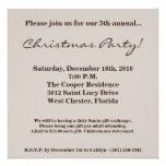 5x5 Christmas XMAS Snowflake Christmas Invitation