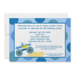 5x7 4x4 ATV Monster Truc Birthday Party Invitation