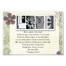 5x7 Alphabet Letter Photo Love is Patient Print