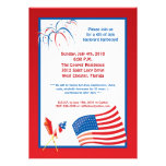 5x7 Fourth 4th of July Party Barbecue Invitation