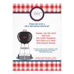 5x7 Fourth 4th of July Party Barbecue Invitation