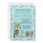 5x7 Hawaiian Luau Tropical Baby Shower Invitation