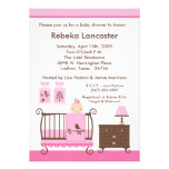 5x7 Invite - Girl Nursey Baby Shower Invitation