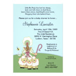 5x7 Little Bo Peep Nursery Baby Shower Invitation