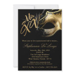 5x7 Masquerade Mask 15 Quinceanera Ball Invitation