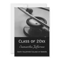 5x7 Medical School/Nursing Graduation Announcement