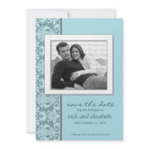 5X7 Pick YOUR OWN Colour Baroque Save the Date 2 Custom Invites