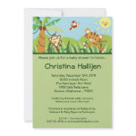 5x7 Rain forest Jungle Baby Shower Invitation