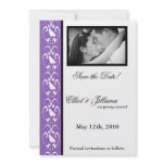 5x7 Save the Date Photo Engagement Announcement invitations