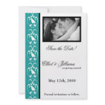 5x7 Save the Date Photo Engagement Announcement invitations