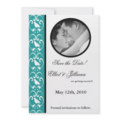 5x7 Save the Date Photo Engagement Announcement by thepapergenius