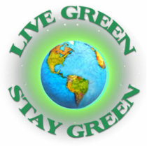 5x7 Sculpture-Globel Go Green photo sculptures
