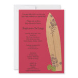 5x7 Surfer Baby Surf Boards Baby Shower Invitation