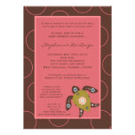 5x7 TropicalHawaiian Turtle Baby Shower Invitation