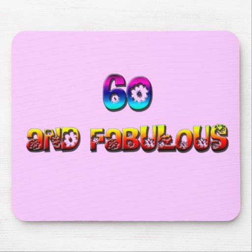 60 and fab rainbow mousepads