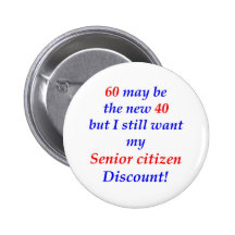 60 Senior Citizen Button