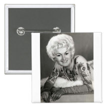 '60 Tattooed Lady Buttons