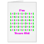 60 Years old Magenta Gr Card