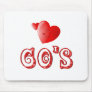 60's Hearts Mousepad
