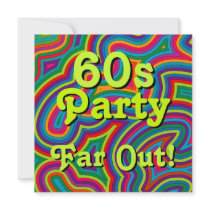 60s Party Invitation