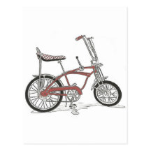 60's Schwinn Stingray Apple Krate Muscle Bike Post Card