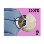 60s Sloth postcards