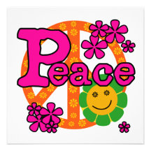 60s Style Peace T-shirts and Gifts Announcement