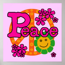 60s Style Peace T-shirts and Gifts