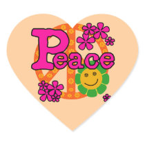 60s Style Peace T-shirts and Gifts