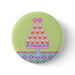 60th Birthday Button