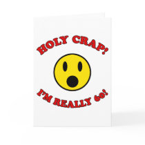 60th Birthday Gag Gifts Greeting Card
