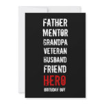 60th Birthday Hero Party Invitation
