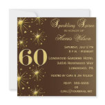 60th Birthday Invitations