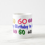 60th Birthday Mug - Change to any year