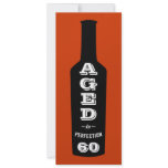 60th Birthday Party Invitation Aged to Perfection
