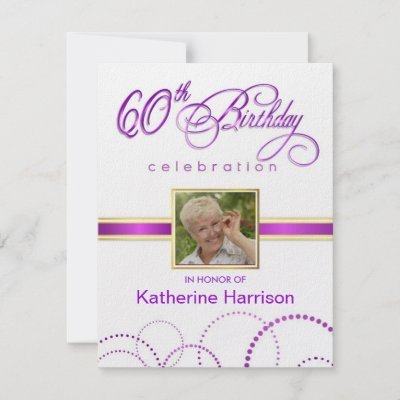 60th Birthday Party Invitations on 60th Birthday Party Invitations   With Monogram At Zazzle Ca