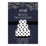 60th Birthday Party Personalized Invitation