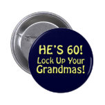 60th Birthday Pins