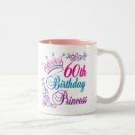 60th Birthday Princess Coffee Mug