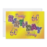 60th party invitation