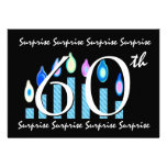 60th SURPRISE Birthday Party Invitation Template
