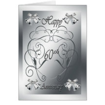 60th Wedding Anniversary Card