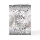 60th Wedding Anniversary For Mom And Dad Card