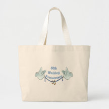 60th Wedding Anniversary Gifts Canvas Bag