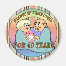 60th Wedding Anniversary Gifts Magnets
